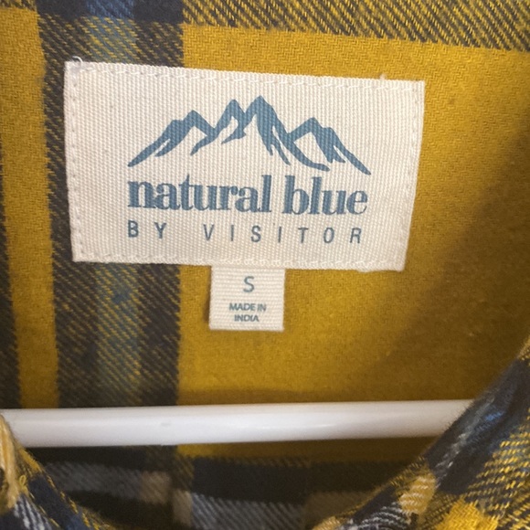 Yellow Plaid Fannel - Picture 2 of 5